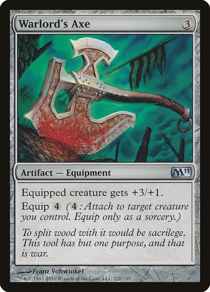 Image for Warlord's Axe (220) (M11) - Magic: The Gathering