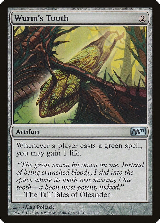 Image for Wurm's Tooth (222) (M11) - Magic: The Gathering