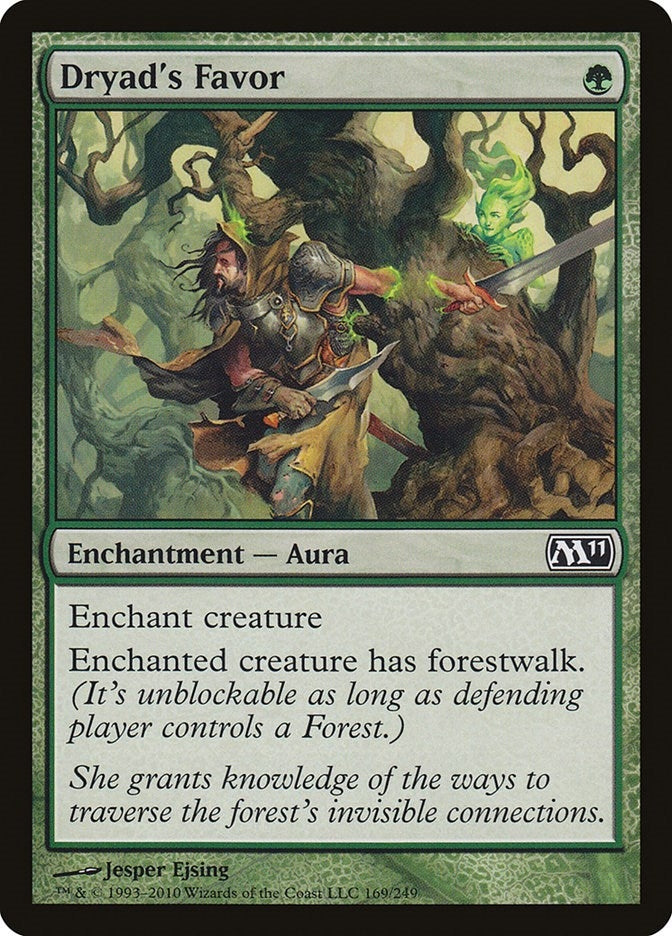 Image for Dryad's Favor (169) (M11) - Magic: The Gathering
