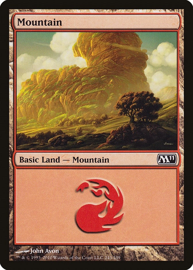 Image for Mountain (243) (243) (M11) - Magic: The Gathering