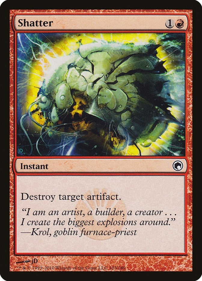 Image for Shatter (103) (SOM) - Magic: The Gathering