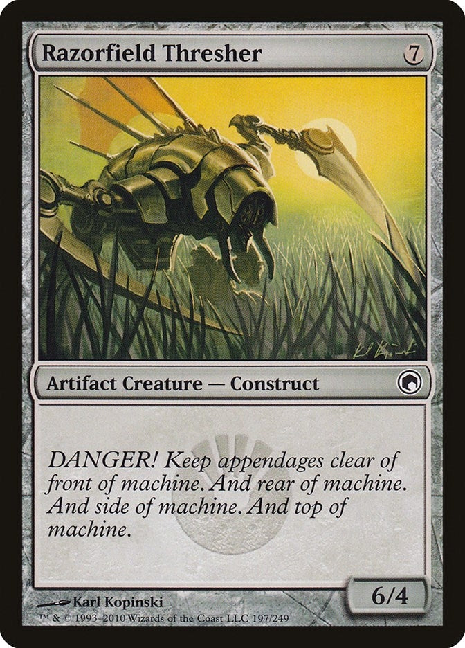 Image for Razorfield Thresher (197) (SOM) - Magic: The Gathering