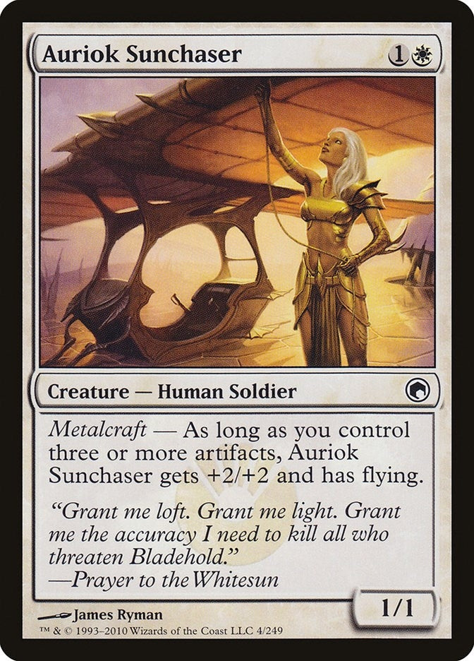 Image for Auriok Sunchaser (4) (SOM) - Magic: The Gathering