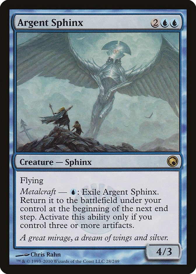 Image for Argent Sphinx (28) (SOM) - Magic: The Gathering