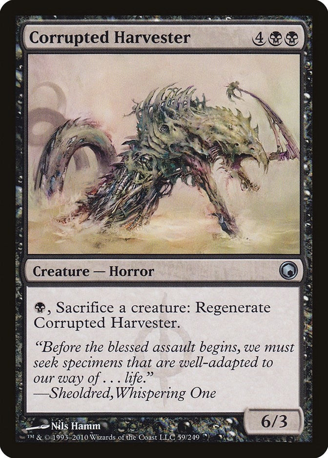 Image for Corrupted Harvester (59) (SOM) - Magic: The Gathering