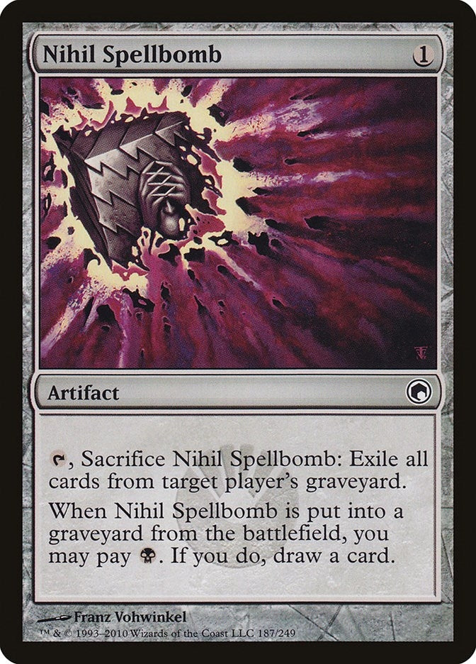 Image for Nihil Spellbomb (187) (SOM) - Magic: The Gathering