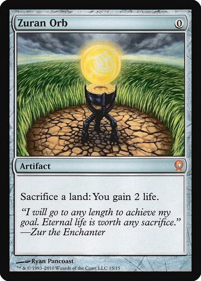 Image for Zuran Orb (15) (V10) - Magic: The Gathering