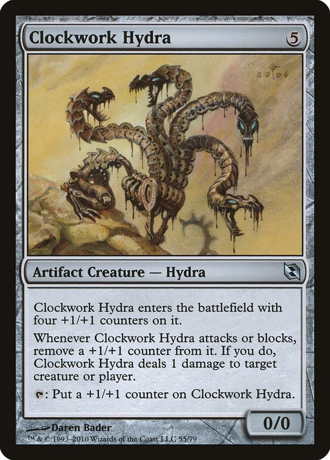 Image for Clockwork Hydra (55) (DDF) - Magic: The Gathering