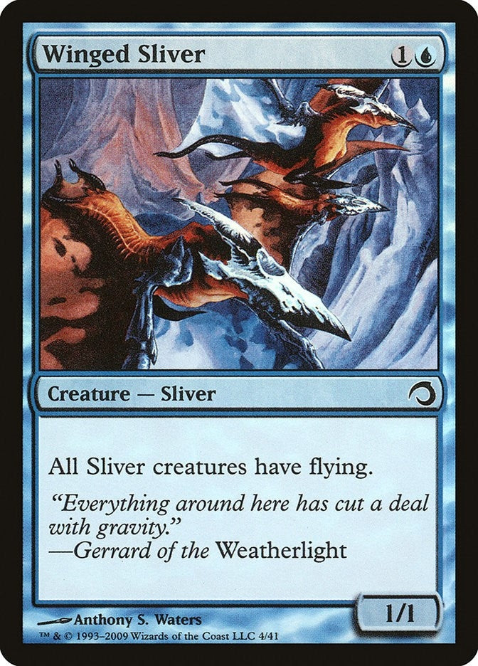 Image for Winged Sliver (4) (PDS) - Magic: The Gathering