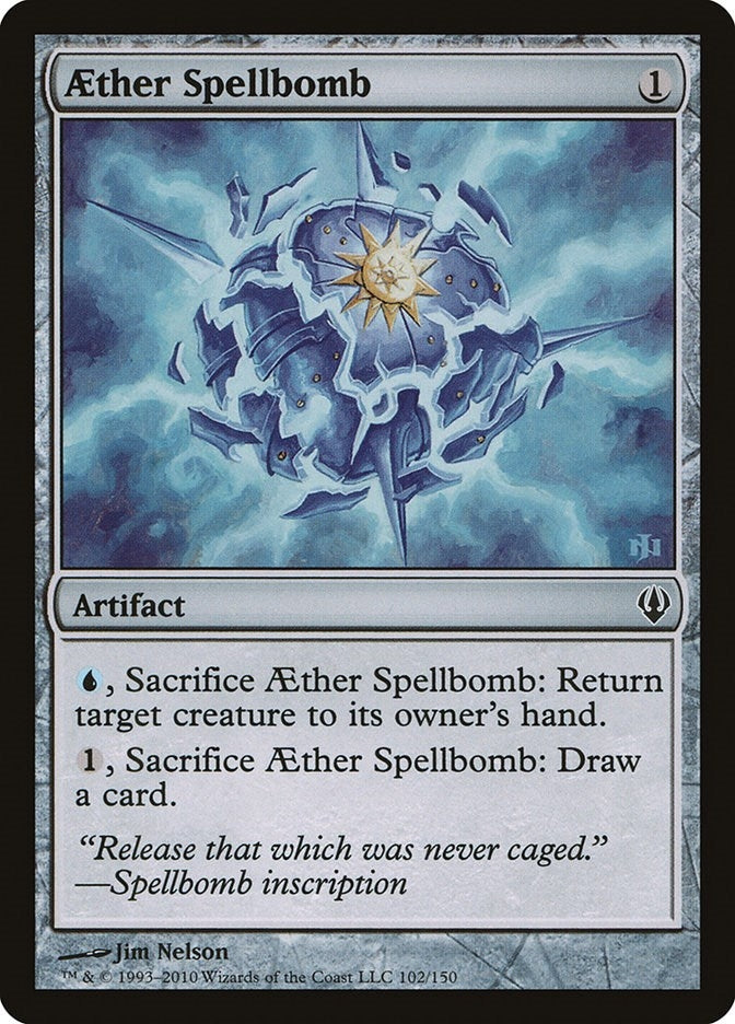 Image for Aether Spellbomb (102) (ARC) - Magic: The Gathering