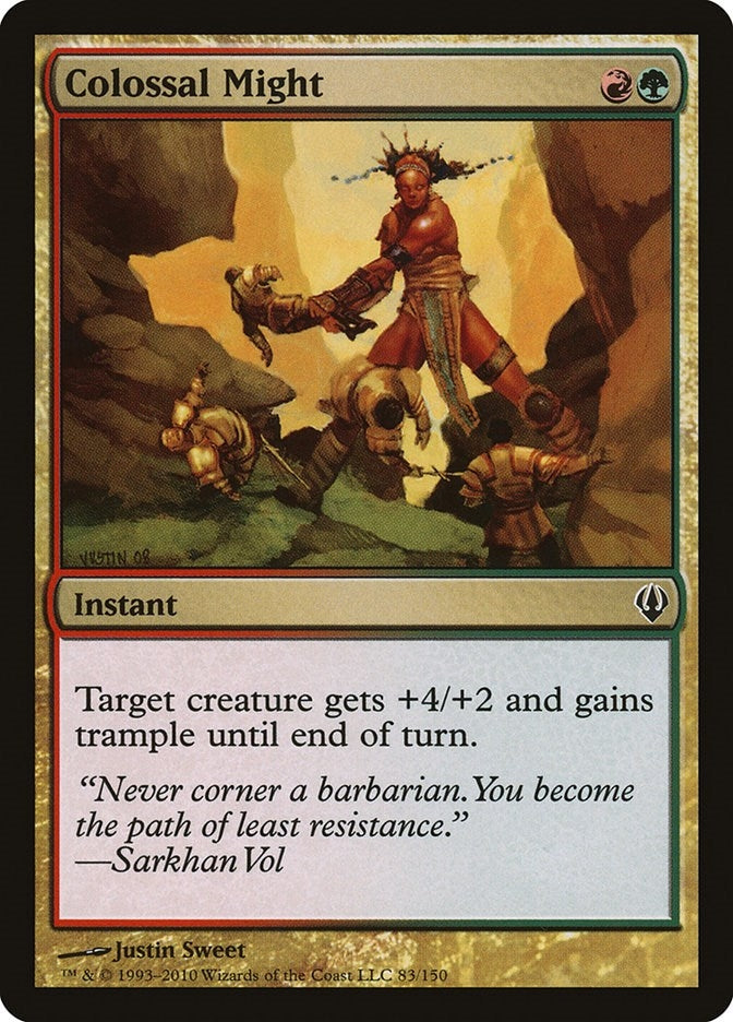 Image for Colossal Might (83) (ARC) - Magic: The Gathering