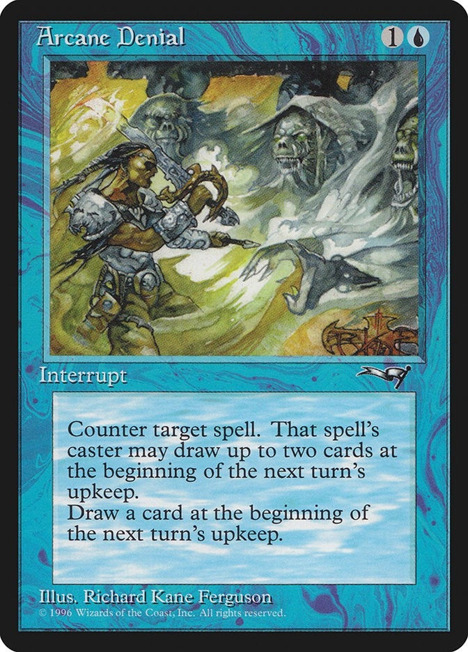 Image for Arcane Denial (Sword) (33) (ALL) - Magic: The Gathering