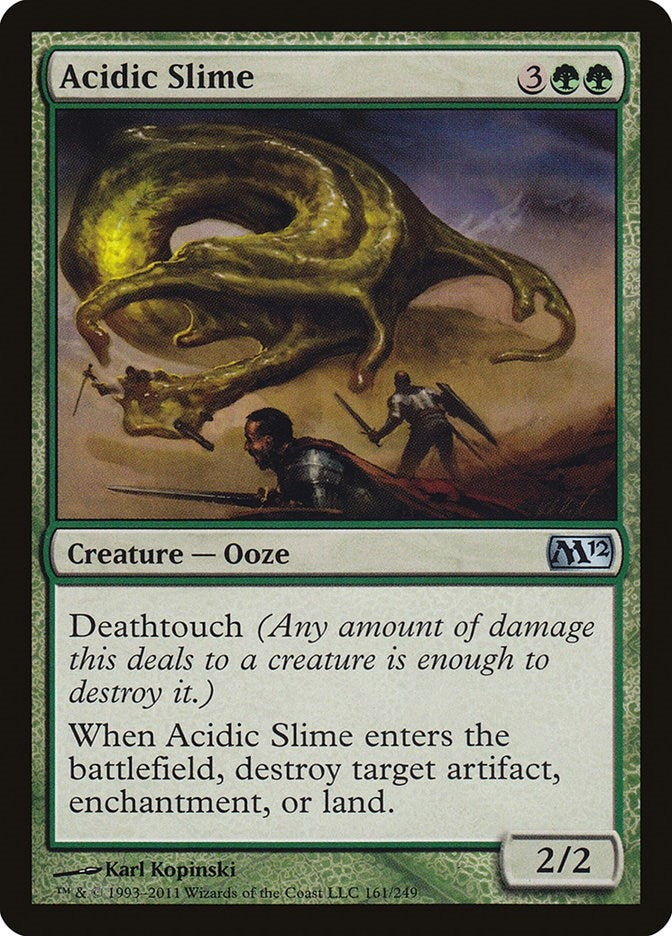 Image for Acidic Slime (161) (M12) - Magic: The Gathering