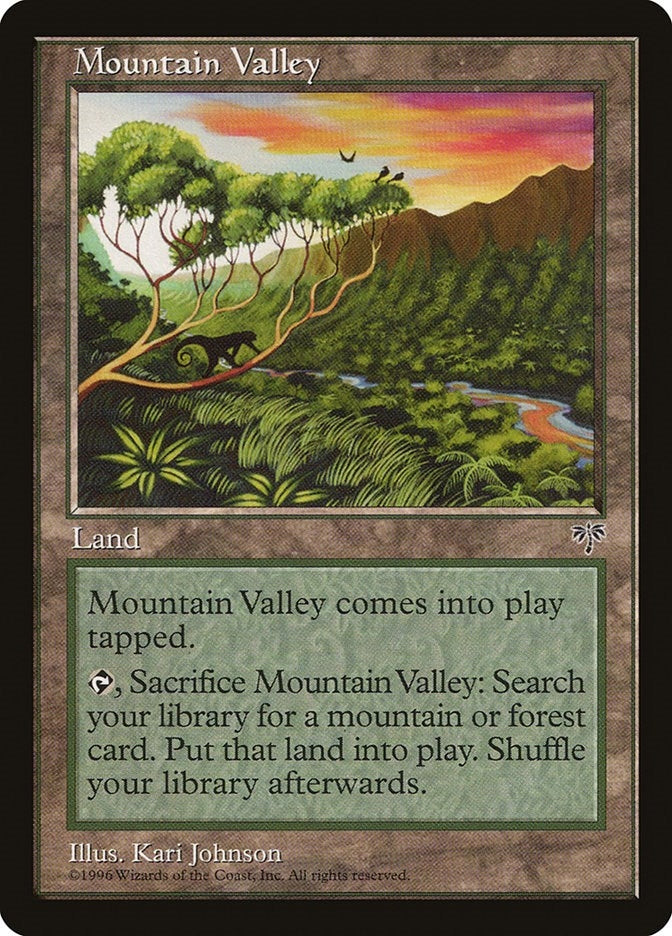 Image for Mountain Valley (MIR) - Magic: The Gathering