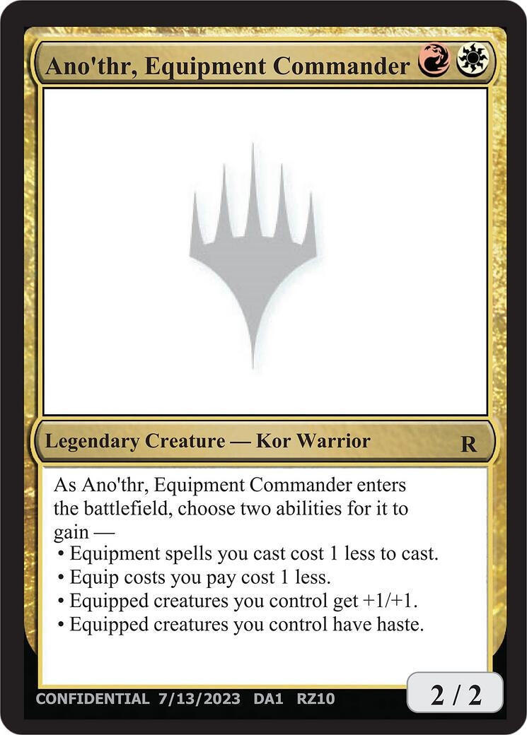 Image for Ano'thr, Equipment Commander (UNK) - Magic: The Gathering