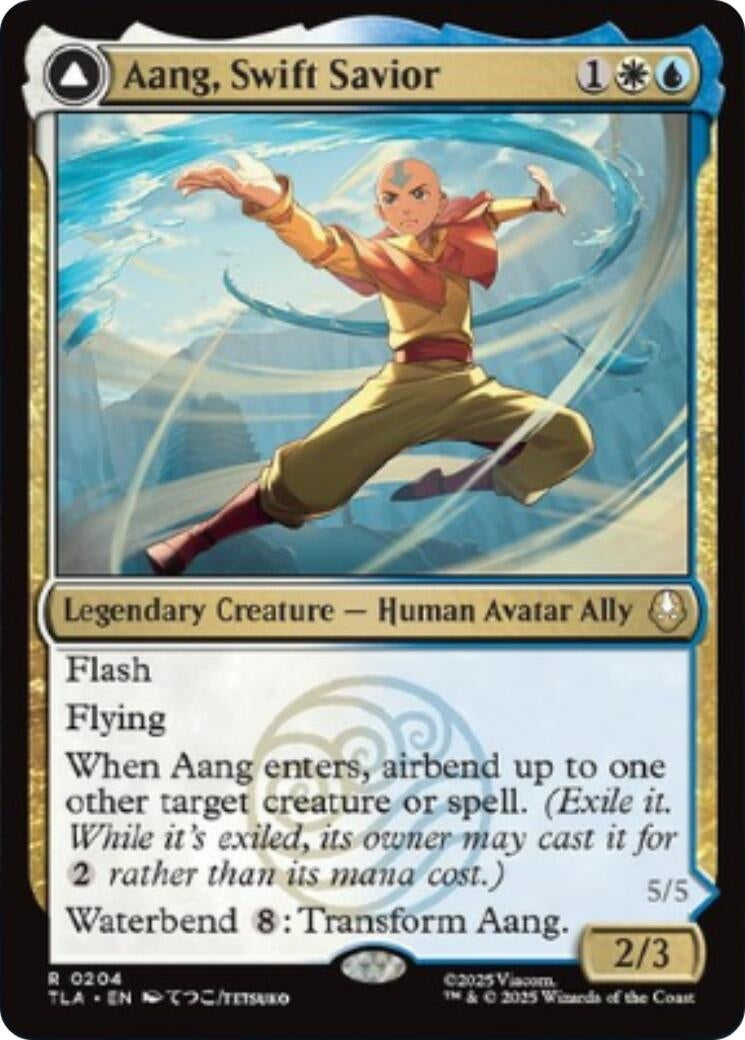 Image for Aang, Swift Savior (204) (TLA) - Magic: The Gathering