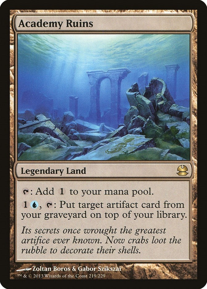 Image for Academy Ruins (219) (MMA) - Magic: The Gathering