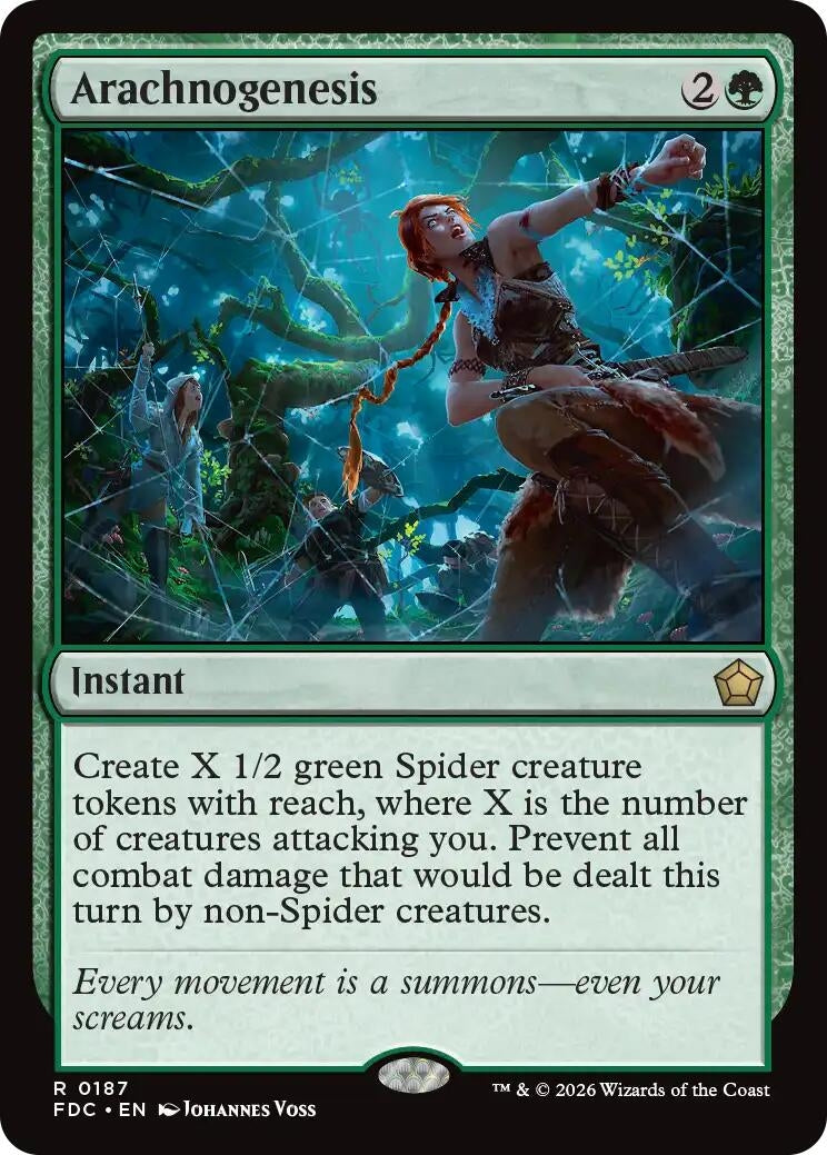 Image for Arachnogenesis (187) (FDC) - Magic: The Gathering