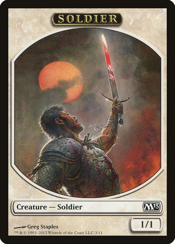 Image for Soldier Token (3) (M13) - Magic: The Gathering