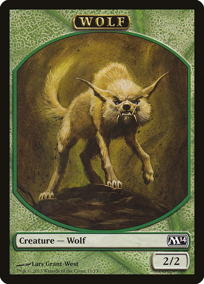 Image for Wolf Token (11) (M14) - Magic: The Gathering