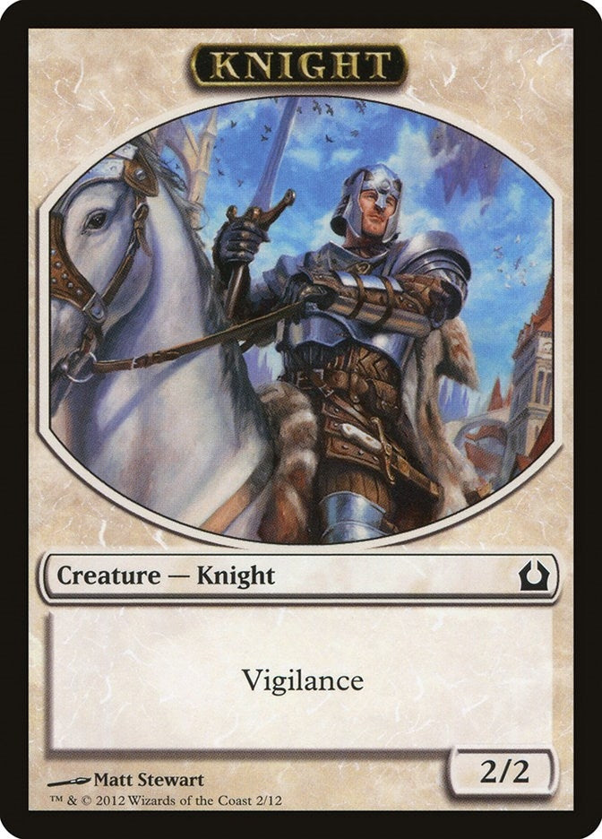 Image for Knight Token (2) (RTR) - Magic: The Gathering