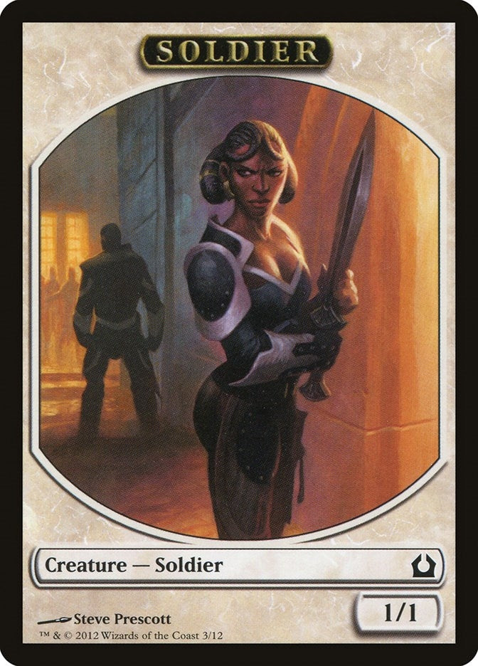 Image for Soldier Token (3) (RTR) - Magic: The Gathering