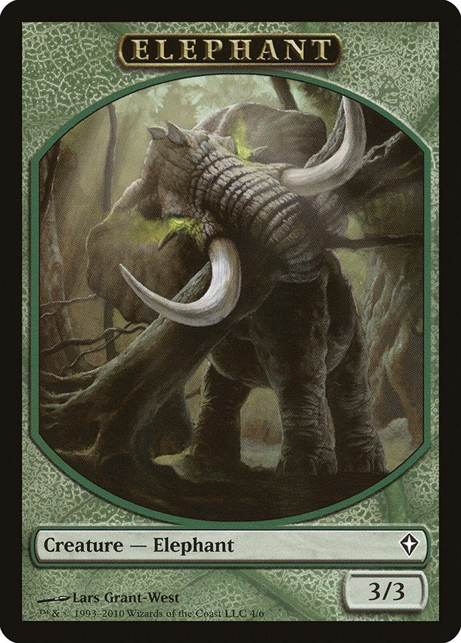 Image for Elephant Token (4) (WWK) - Magic: The Gathering