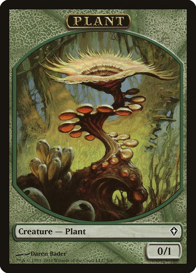 Image for Plant Token (5) (WWK) - Magic: The Gathering