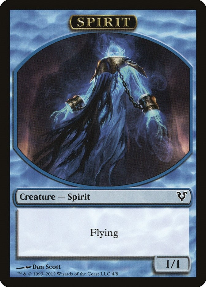 Image for Spirit Token (4) (4) (AVR) - Magic: The Gathering