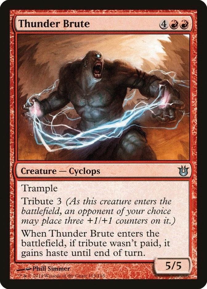 Image for Thunder Brute (113) (BNG) - Magic: The Gathering