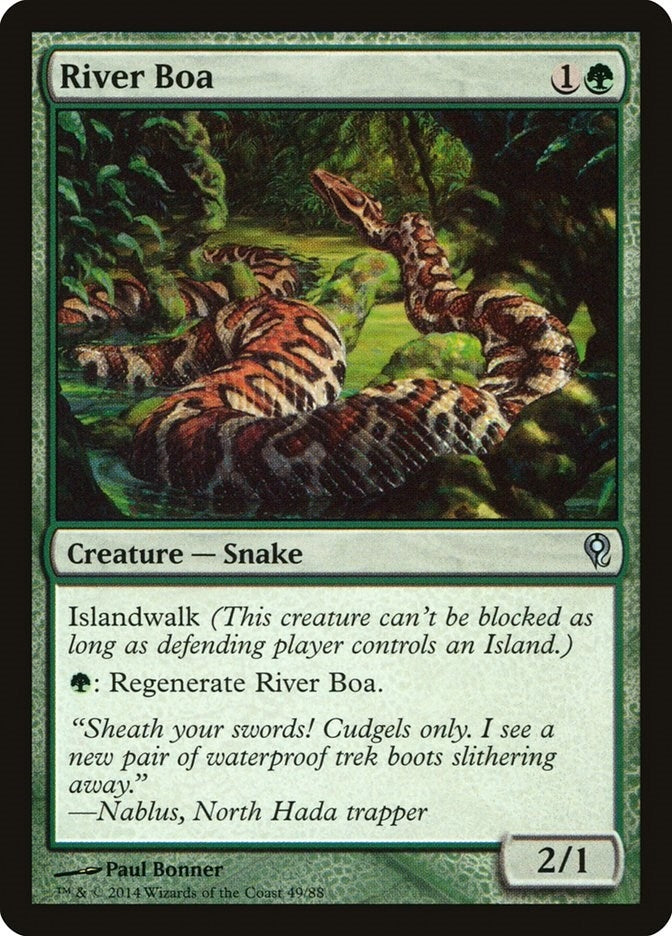 Image for River Boa (49) (DDM) - Magic: The Gathering