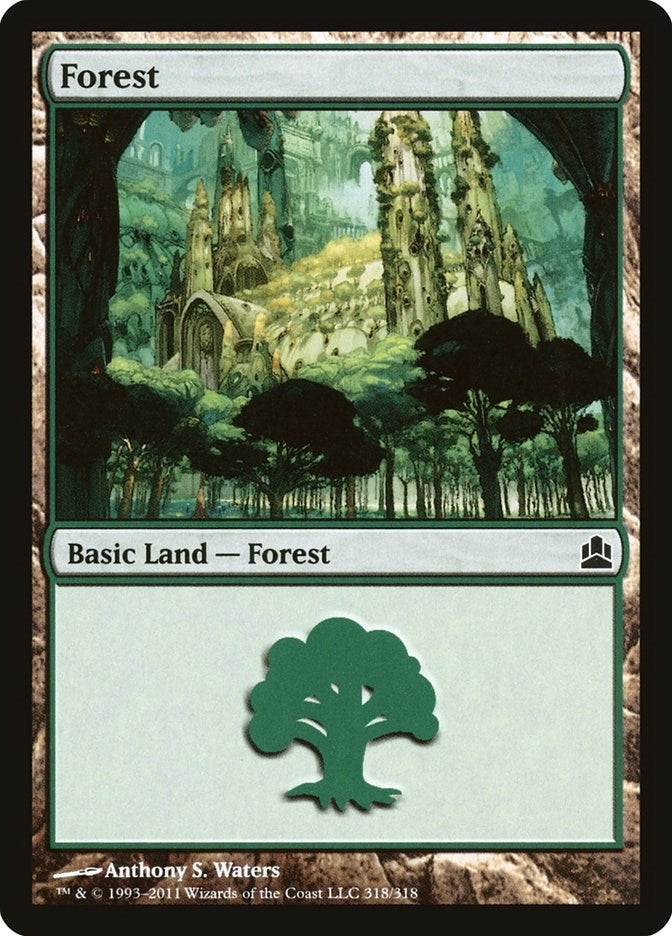 Image for Forest (318) (318) (CMD) - Magic: The Gathering