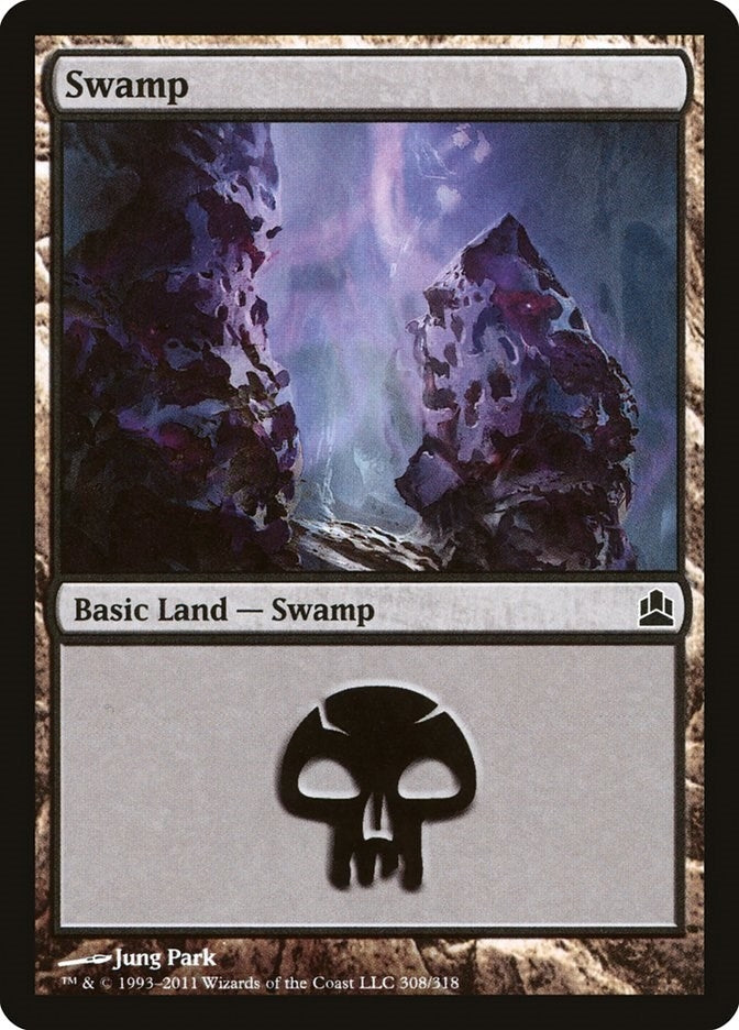 Image for Swamp (308) (308) (CMD) - Magic: The Gathering