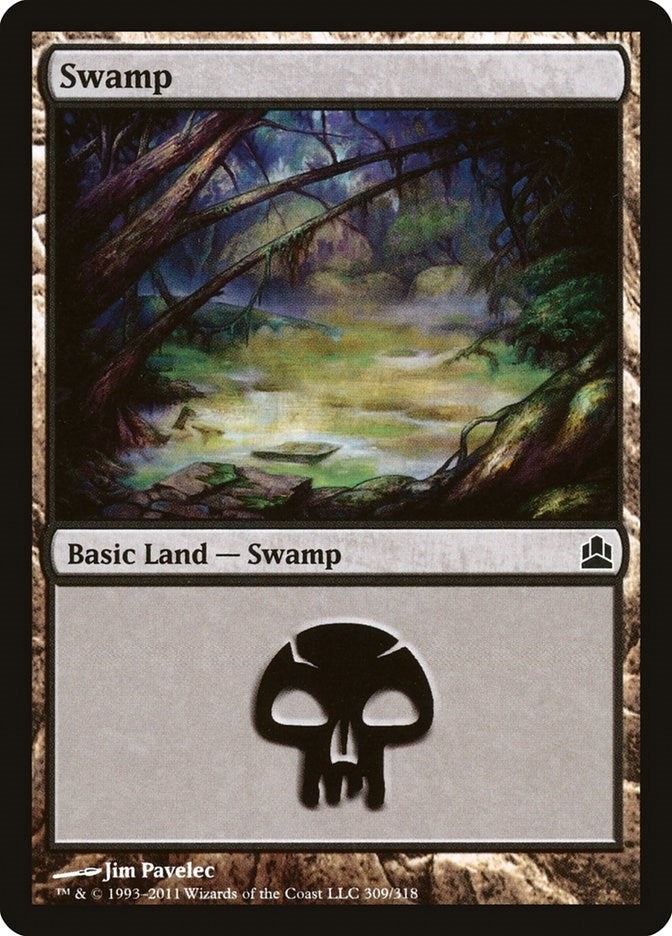 Image for Swamp (309) (309) (CMD) - Magic: The Gathering