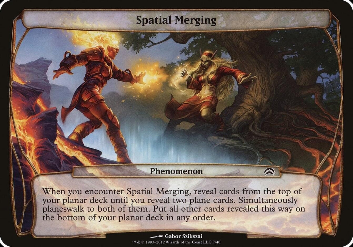 Image for Spatial Merging (Planechase 2012) (7) (OVER) - Magic: The Gathering