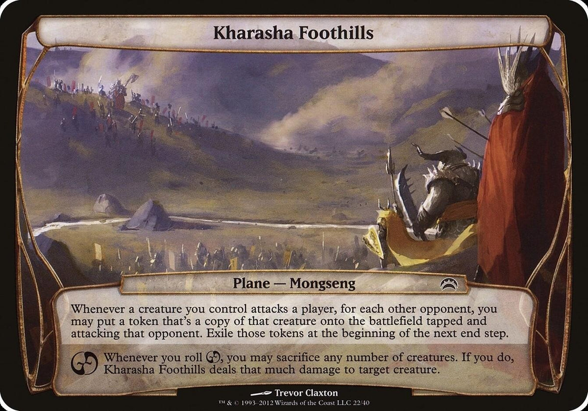 Image for Kharasha Foothills (Planechase 2012) (22) (OVER) - Magic: The Gathering