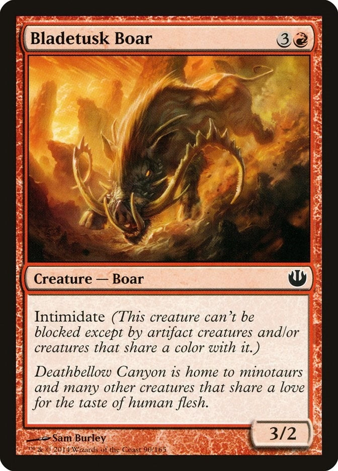 Image for Bladetusk Boar (90) (JOU) - Magic: The Gathering