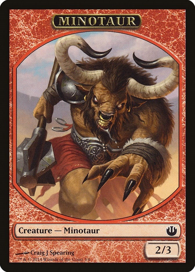 Image for Minotaur Token (3) (JOU) - Magic: The Gathering