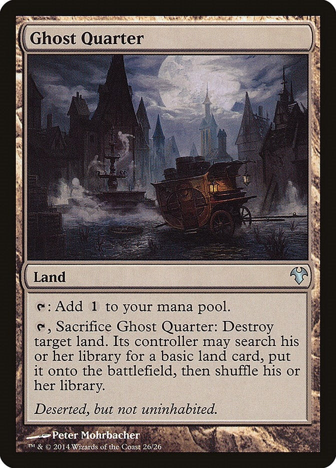 Image for Ghost Quarter (26) (MD1) - Magic: The Gathering