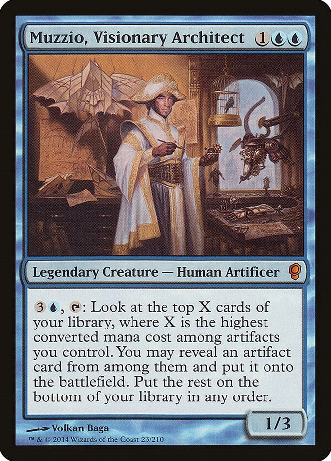 Image for Muzzio, Visionary Architect (23) (CNS) - Magic: The Gathering