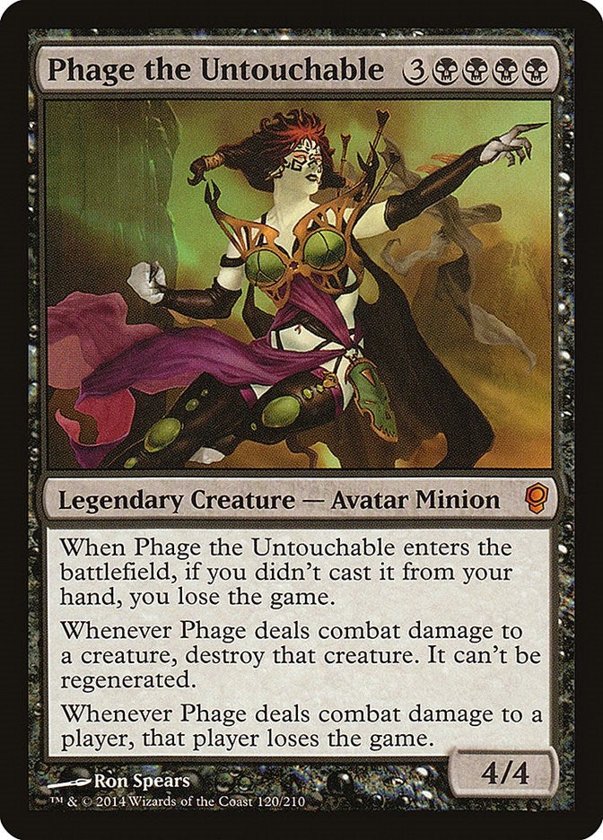 Image for Phage the Untouchable (120) (CNS) - Magic: The Gathering