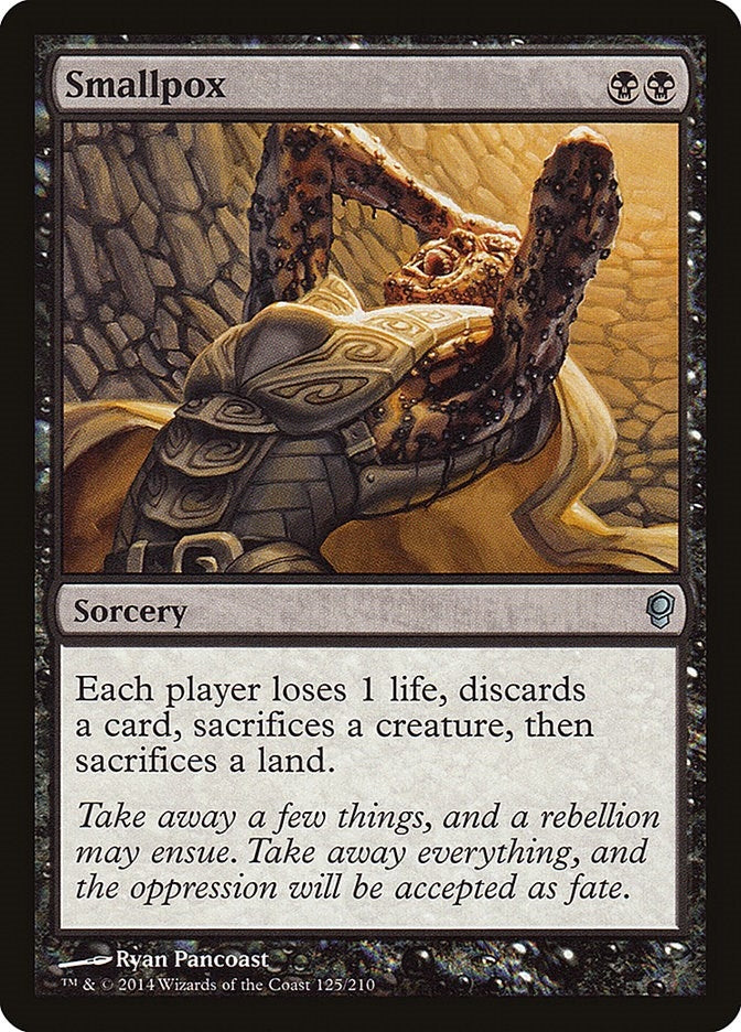 Image for Smallpox (125) (CNS) - Magic: The Gathering