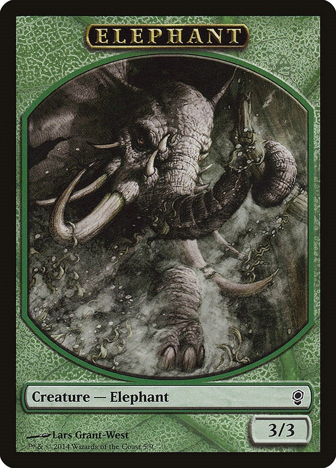 Image for Elephant Token (5) (CNS) - Magic: The Gathering