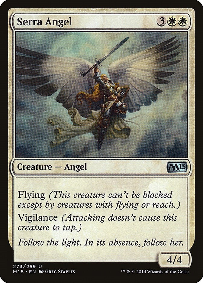 Image for Serra Angel (273) (M15) - Magic: The Gathering