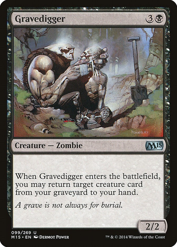 Image for Gravedigger (99) (M15) - Magic: The Gathering