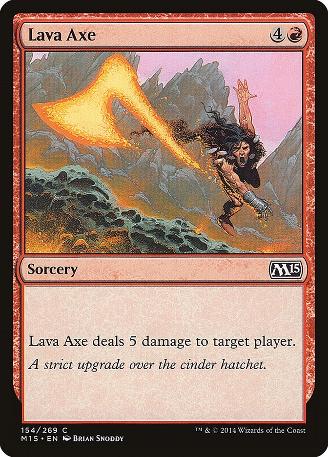 Image for Lava Axe (154) (M15) - Magic: The Gathering
