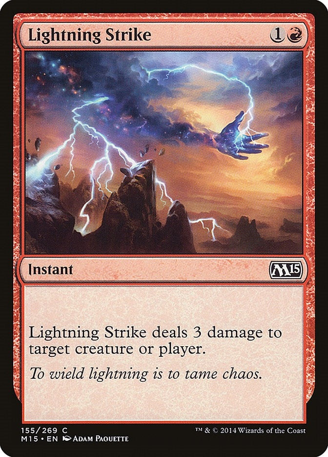 Image for Lightning Strike (155) (M15) - Magic: The Gathering