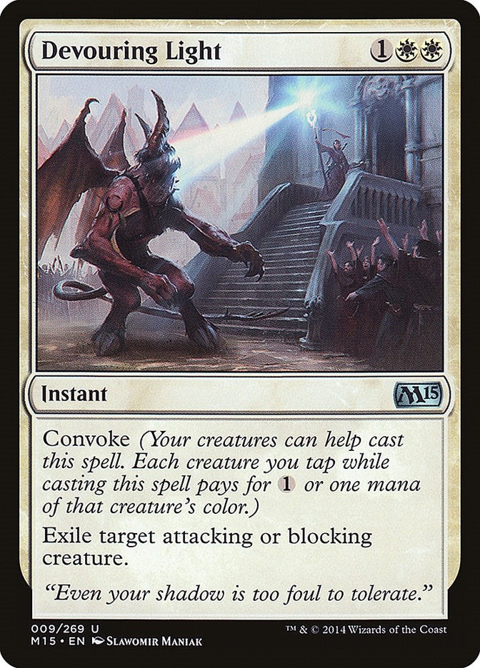 Image for Devouring Light (9) (M15) - Magic: The Gathering