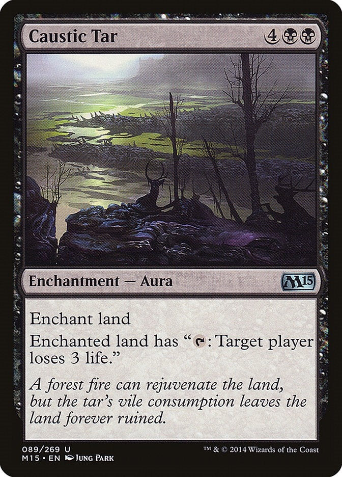 Image for Caustic Tar (89) (M15) - Magic: The Gathering