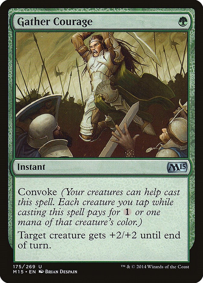 Image for Gather Courage (175) (M15) - Magic: The Gathering